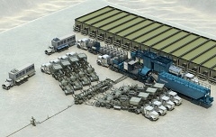 Schlumberger offers stimulation services with third-party pumping units